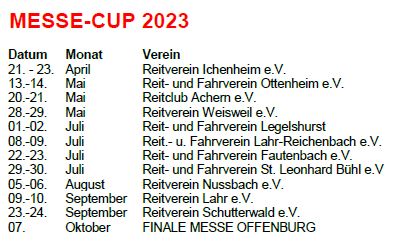 Messe Cup 2023