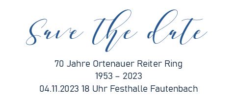 70 Jahre Ortenauer Reiter Ring