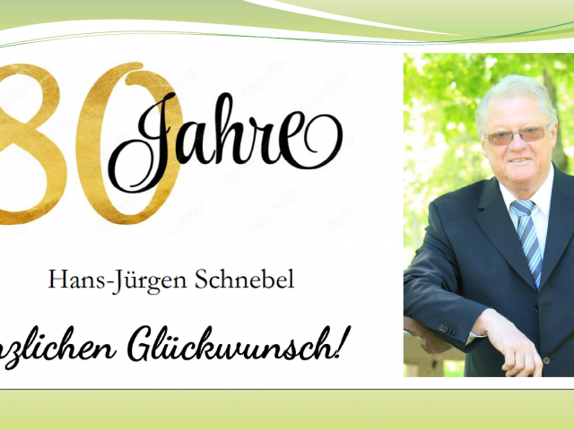 🎉🐴 80 Jahre Hans-Jürgen Schnebel 🐴🎉